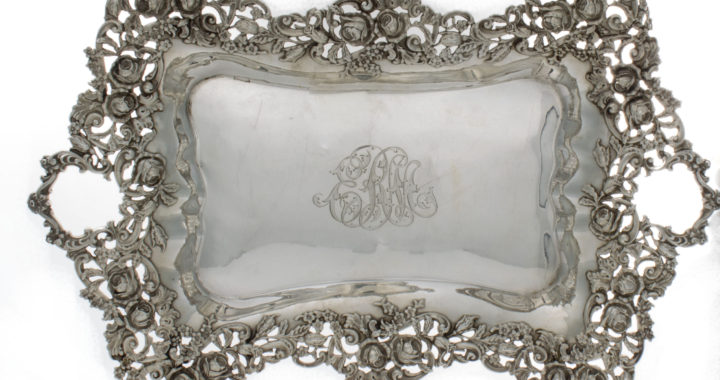 Antique Sterling Silver Trays