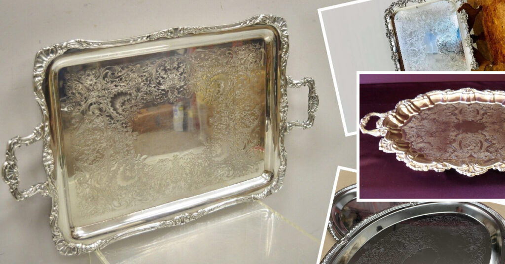 Antique Silver Trays