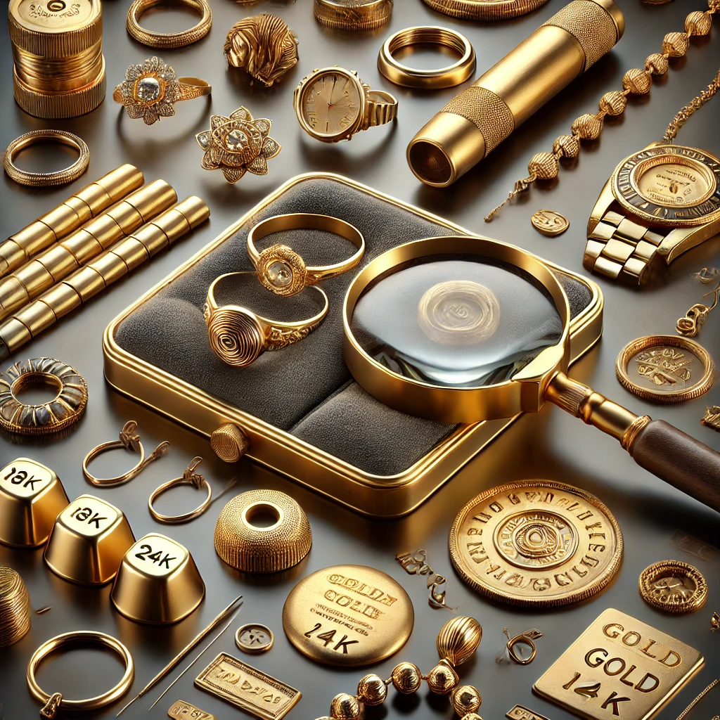 Identifying authentic gold jewelry