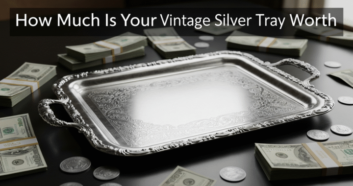 vintage silver tray