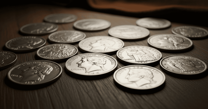 antique silver coins